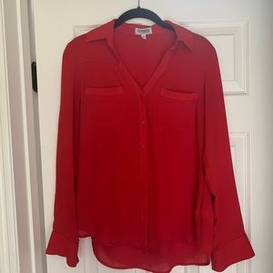 Express Red Blouse